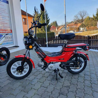 Červený Moped mpKorado Supermaxi 50 EFI