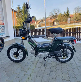 Zelený Moped mpKorado Supermaxi 50 EFI